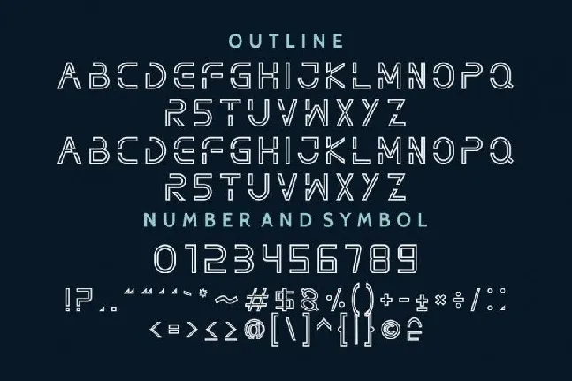 Nothan Futuristic font