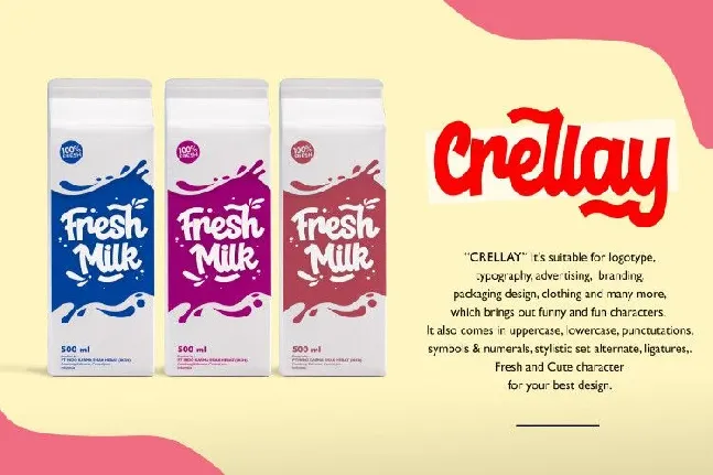 Crellay Cute and Fun font