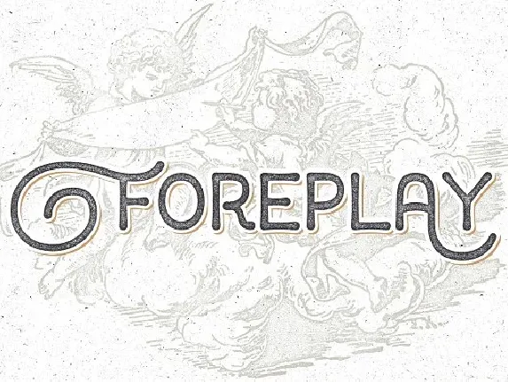 Foreplay Display font