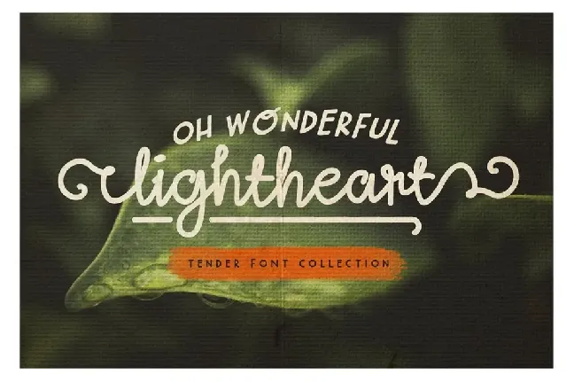 Lightheart font