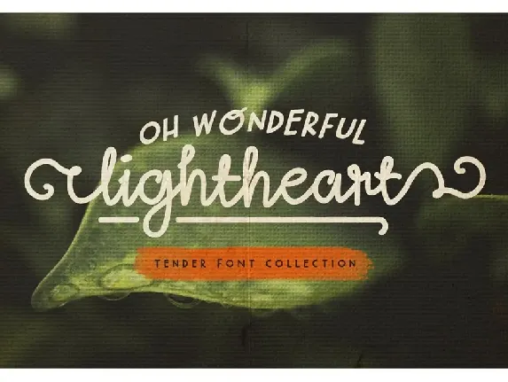 Lightheart font