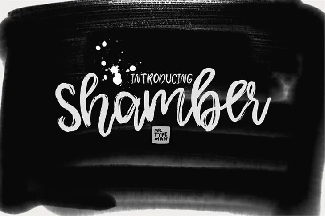 Shamber font