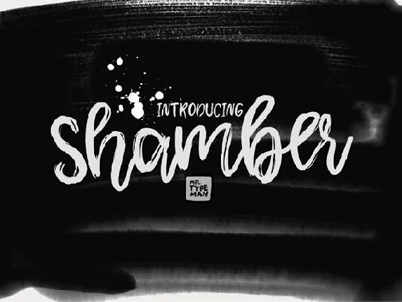 Shamber font