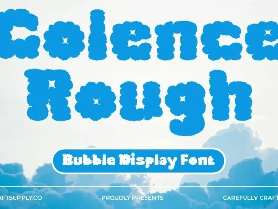 Colence Rough font