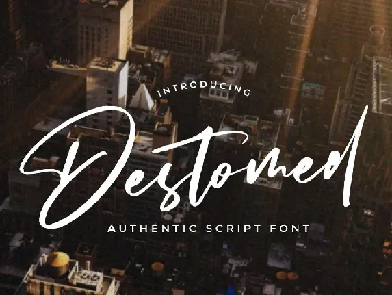 Destomed font