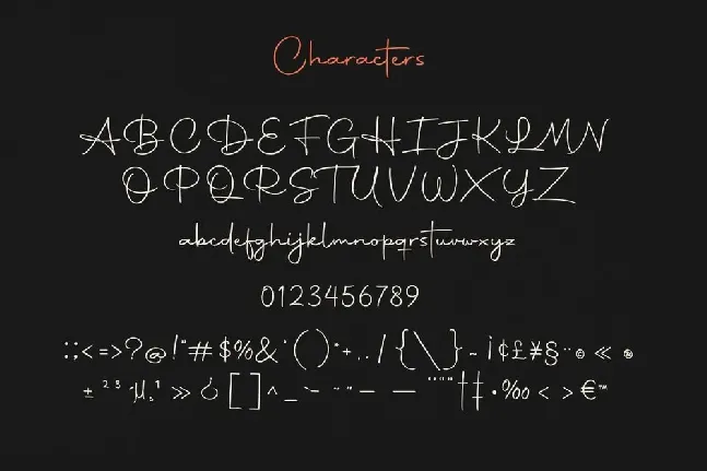 Autography font