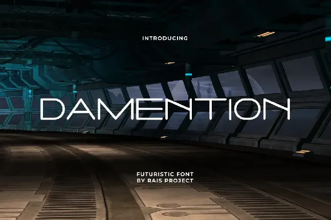 Damention Demo font