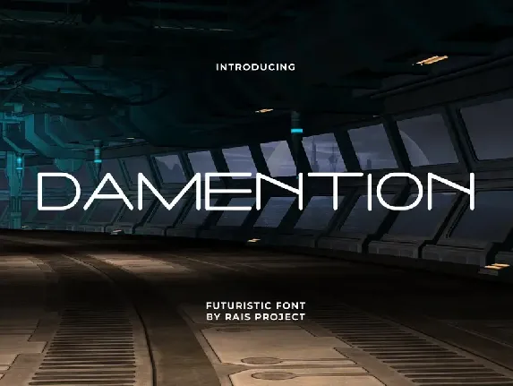 Damention Demo font