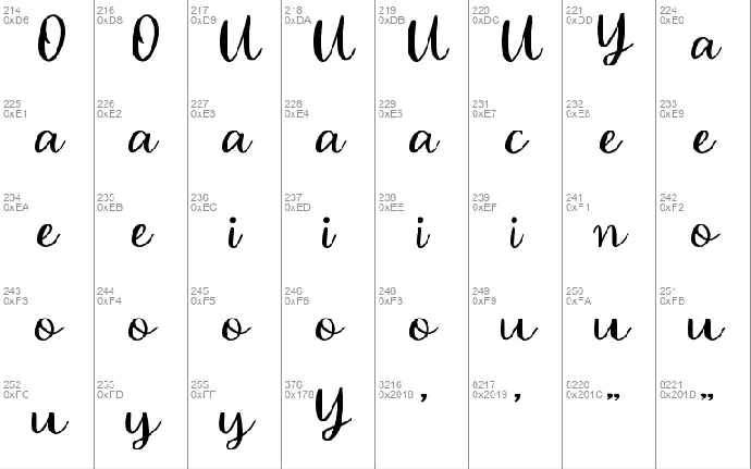 Baby Bee font