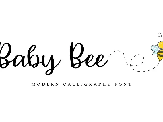 Baby Bee font