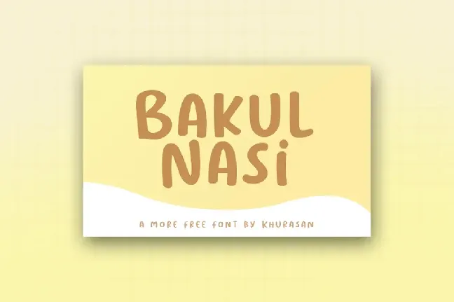 Bakul Nasi font