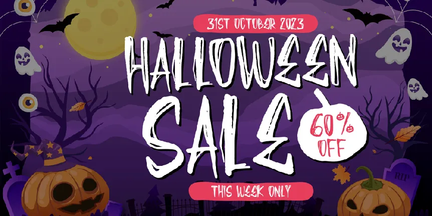 Wasted Halloween font