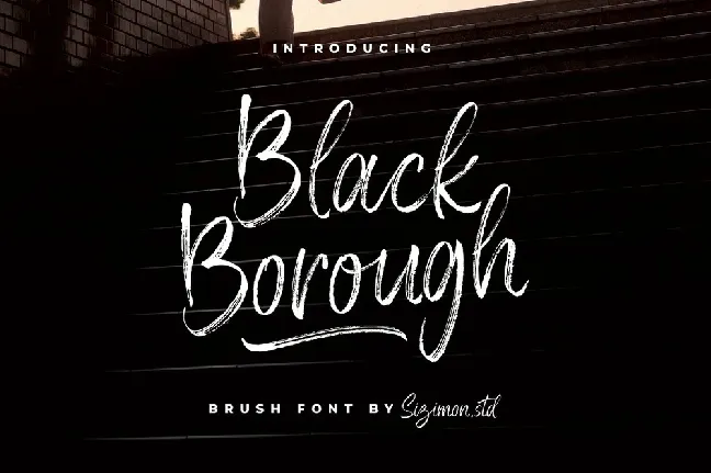 Black Borough font