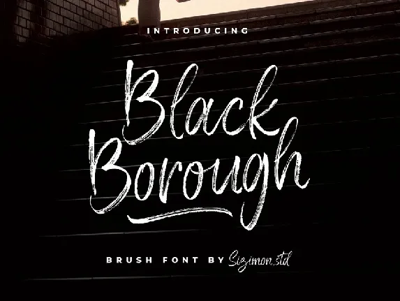 Black Borough font