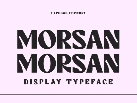 Morsan font