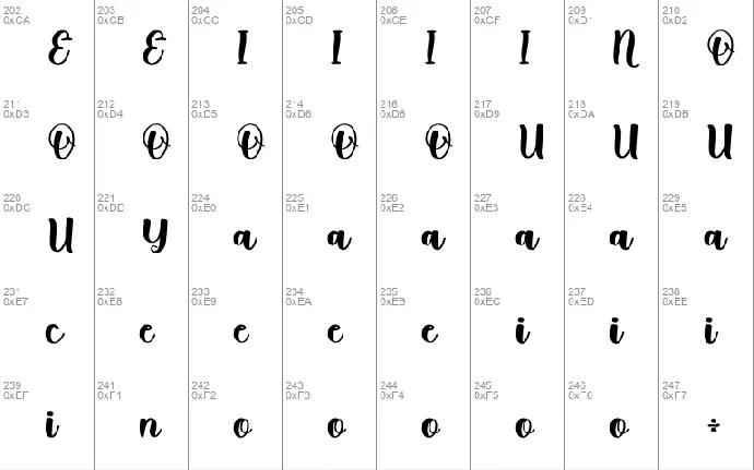 Adhinda font