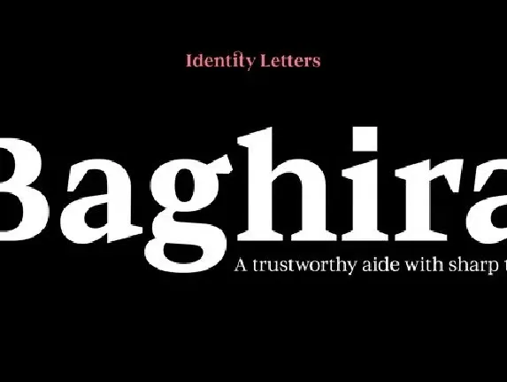 Baghira Family font