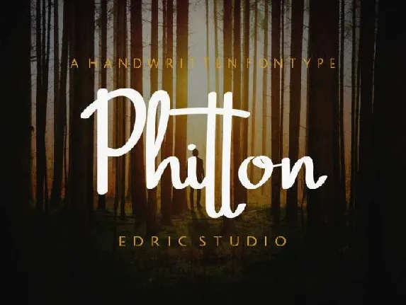 Phitton Script font