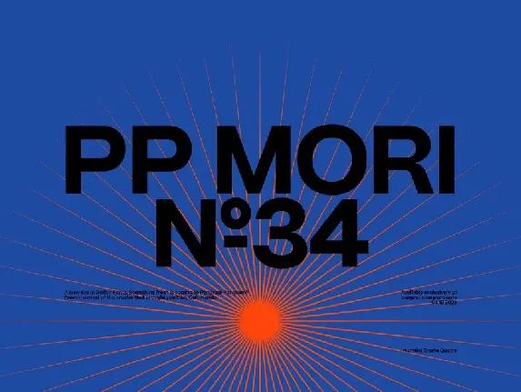 PP Mori Family font