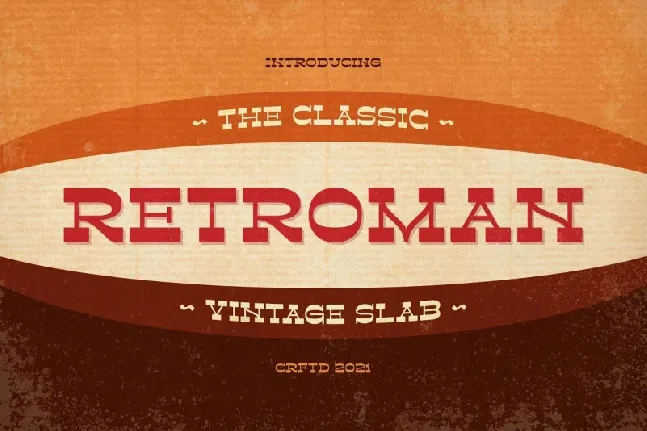 Retroman font