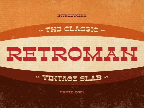 Retroman font