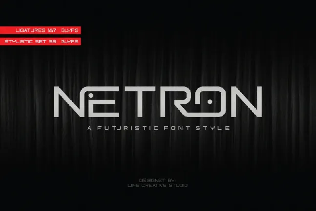 Netron font