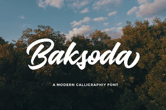 Baksoda font