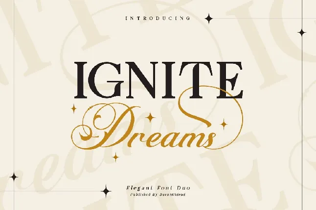 Ignite Dreams font