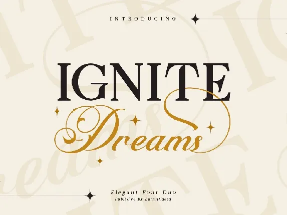 Ignite Dreams font