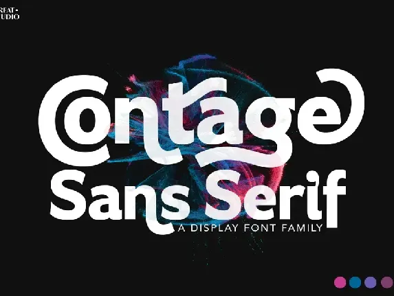 Contage font