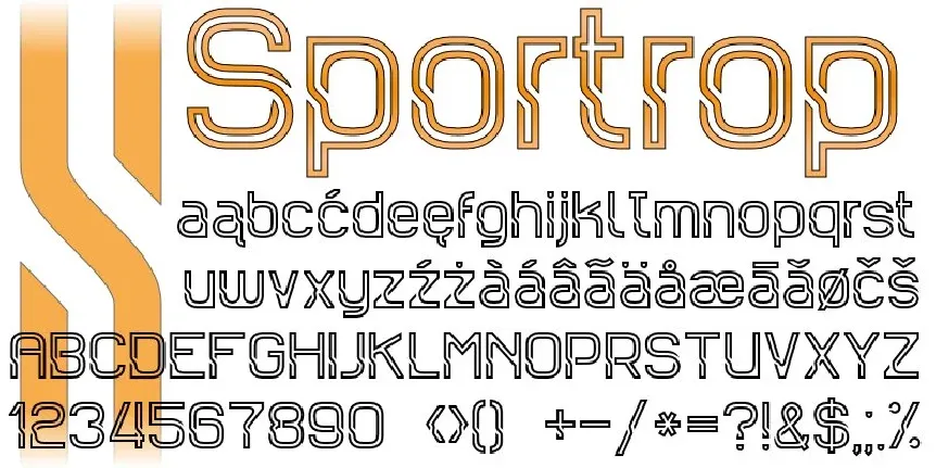 Sportrop font