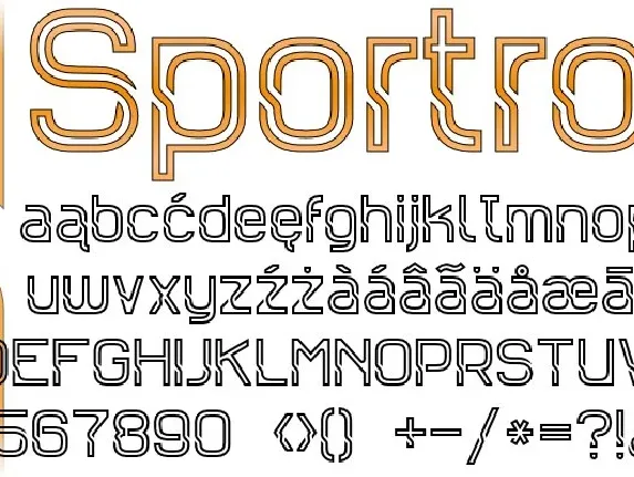 Sportrop font