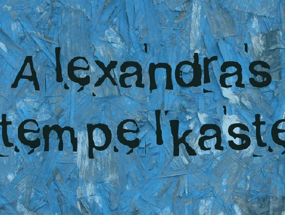 Alexandras Stempelkasten font