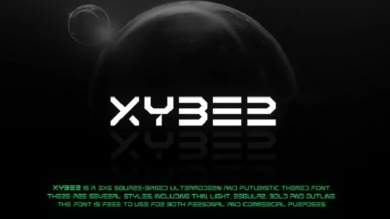 XYBER font