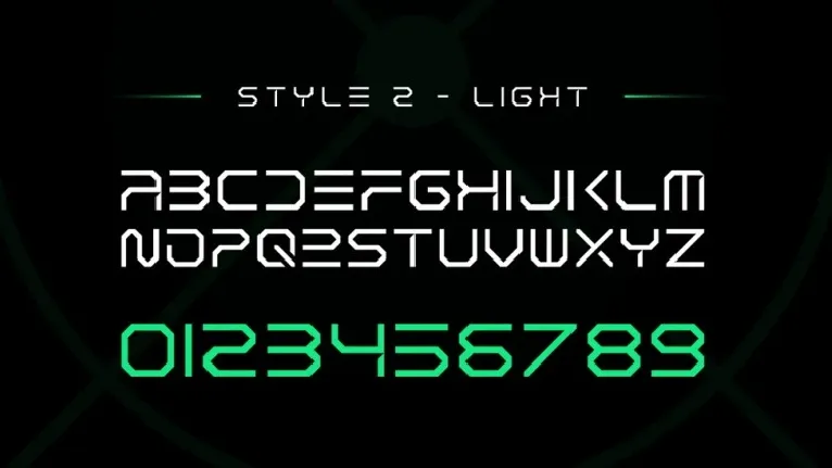 XYBER font