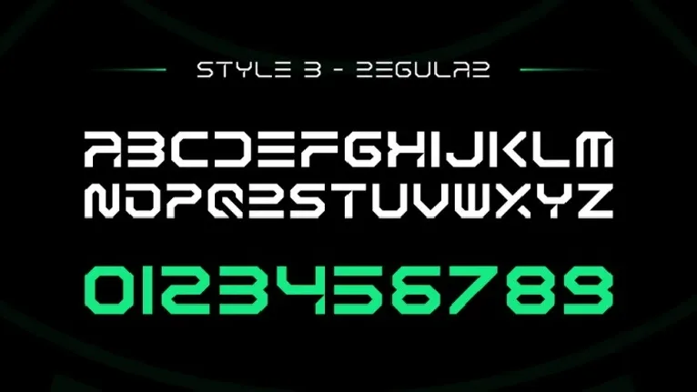 XYBER font