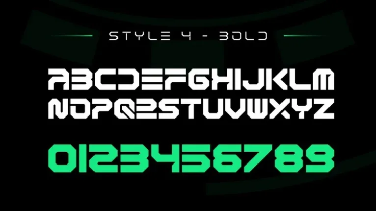 XYBER font