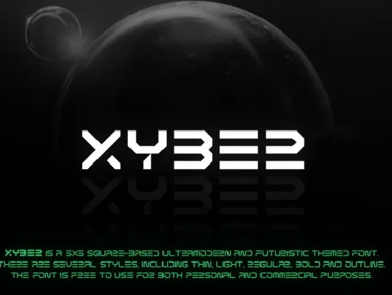 XYBER font