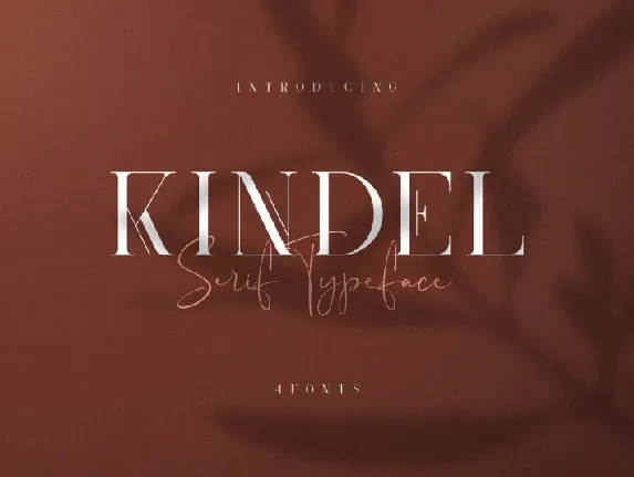 Kindel Serif font