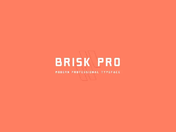 Brisk Pro Typeface font