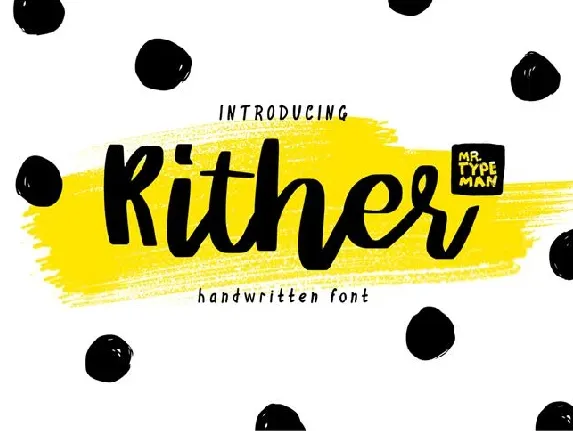 Rither font