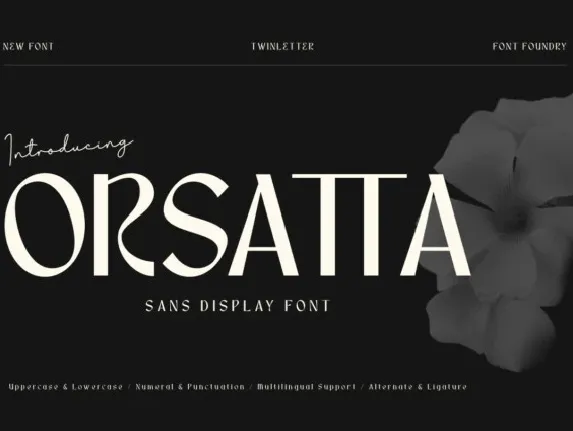 Orsatta font