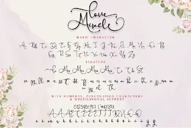 Love Miracle font