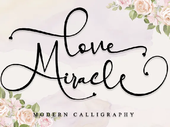 Love Miracle font