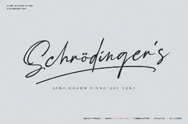 SchrÃ¶dinger's font