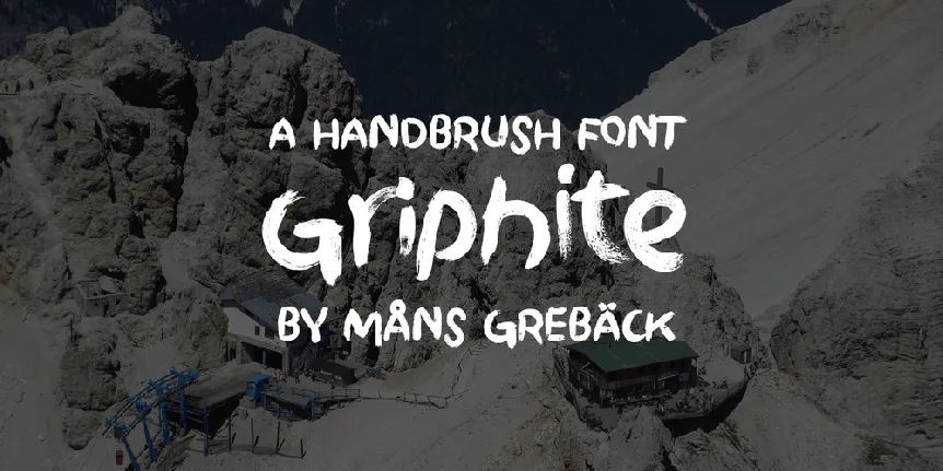 Griphite Drop PERSONAL font