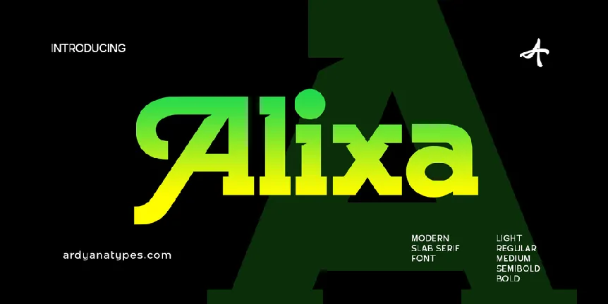 Alixa font