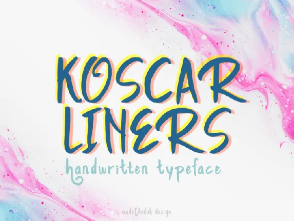 Koscar Liners font