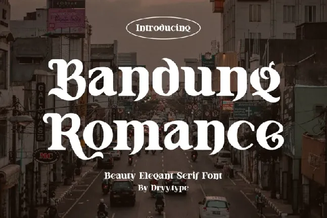 Bandung Romance font