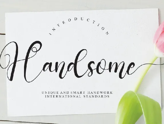 Handsome font